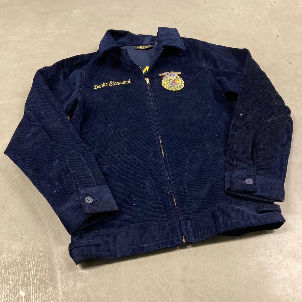 vintage FFA chain stitched Illinois FFA jacket